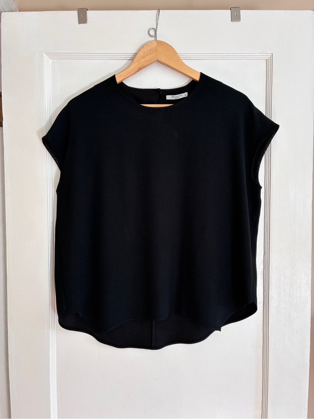 M.M. Lafleur Black Didion top blouse XS